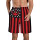 thumbnail image 1 of Fotbe Nautical American Flag Trajes de Baño Estampados para Hombre, Shorts de Verano de Secado Rápido, Ropa de Playa, Bañadores-Medium, 1 of 6