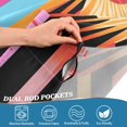 thumbnail image 5 of Yayeee Kitchen Curtains Tier Set of 2 Light Filtering 57"x36" Over Sink Window Panels, Futuristic Sun, 5 of 7