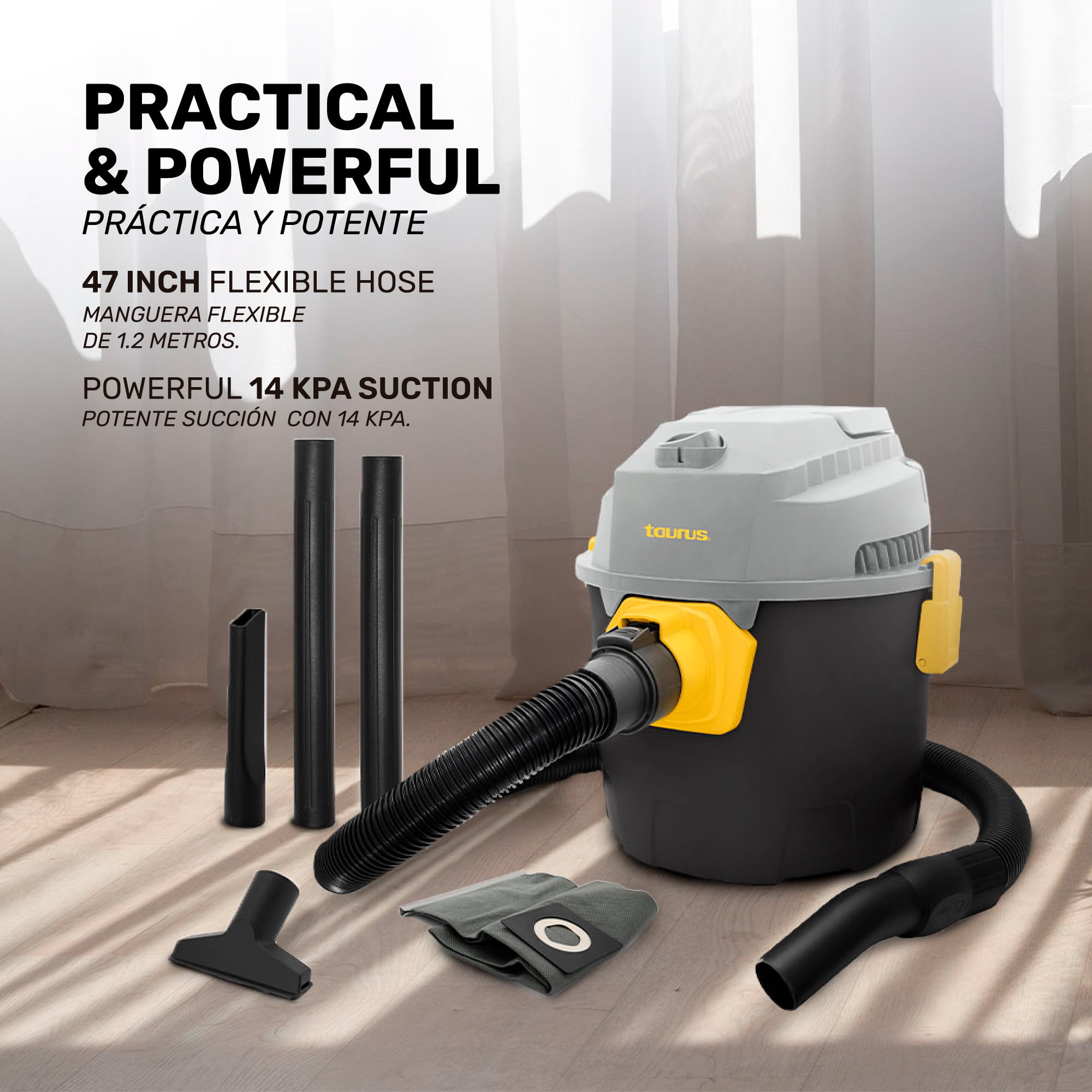 Vacuum Cleaner - W&D 10l Hurricane