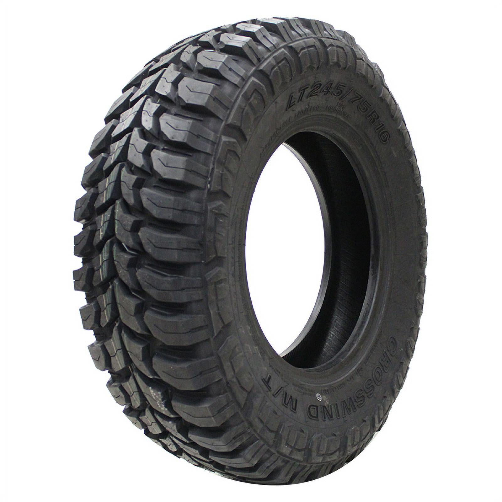 Set of 4 FOUR Crosswind M/T Mud Radial Tires-LT235/85R16 120/116Q LRE 10-Ply