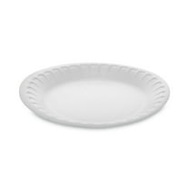 Unlaminated Foam Dinnerware Plate, 7" Diameter, White, 900/Carton