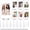Square, variant on 15 count 2x3inch Photo Frame with Base Photo Display Mini Picture Frames Double Sided Desktop Display Vertically for Film Mini Picture Ornaments (Clear,Lace)