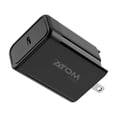 thumbnail image 2 of Cargador Rápido 45W Tipo-C para Nintendo más Cable USB C De 2m Atom Games negro, 2 of 5