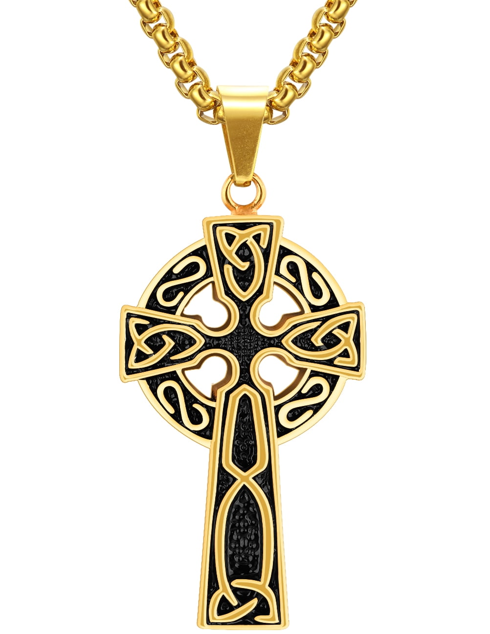 Men's Stainless Steel Large Celtic 