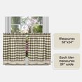 thumbnail image 4 of Juego de Cortinas ACHIM Cuadro Buffalo 147x61 cm Salvia Marfil, 4 of 6