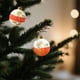 thumbnail image 4 of Adornos Navideños de Cristal Decorativos | Bolas Colgantes Brillantes de 8 Cm (Paquete de 2) | Adornos Brillantes para Árbol de Navidad | Adornos Festivos para Ventanas | Bolas Navideñas Irrompibles, 4 of 6