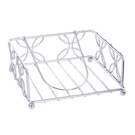 - The Kitchen Sense Chrome Napkin Holder with Weighted Arm
