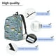thumbnail image 3 of Disketp Various Wild Sea Fish Mochila de Lona Estampada, Mochila Escolar de Viaje Ligera para Estudiantes y Portátil-Medium, 3 of 5