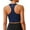 Navy Blue, variant on Sports Bra Top U Neck Tank Tops Racerback Yoga Top with Built in Bra Longline Gym Bras for Women Workout Crop Tank Exercise Bras X-Large