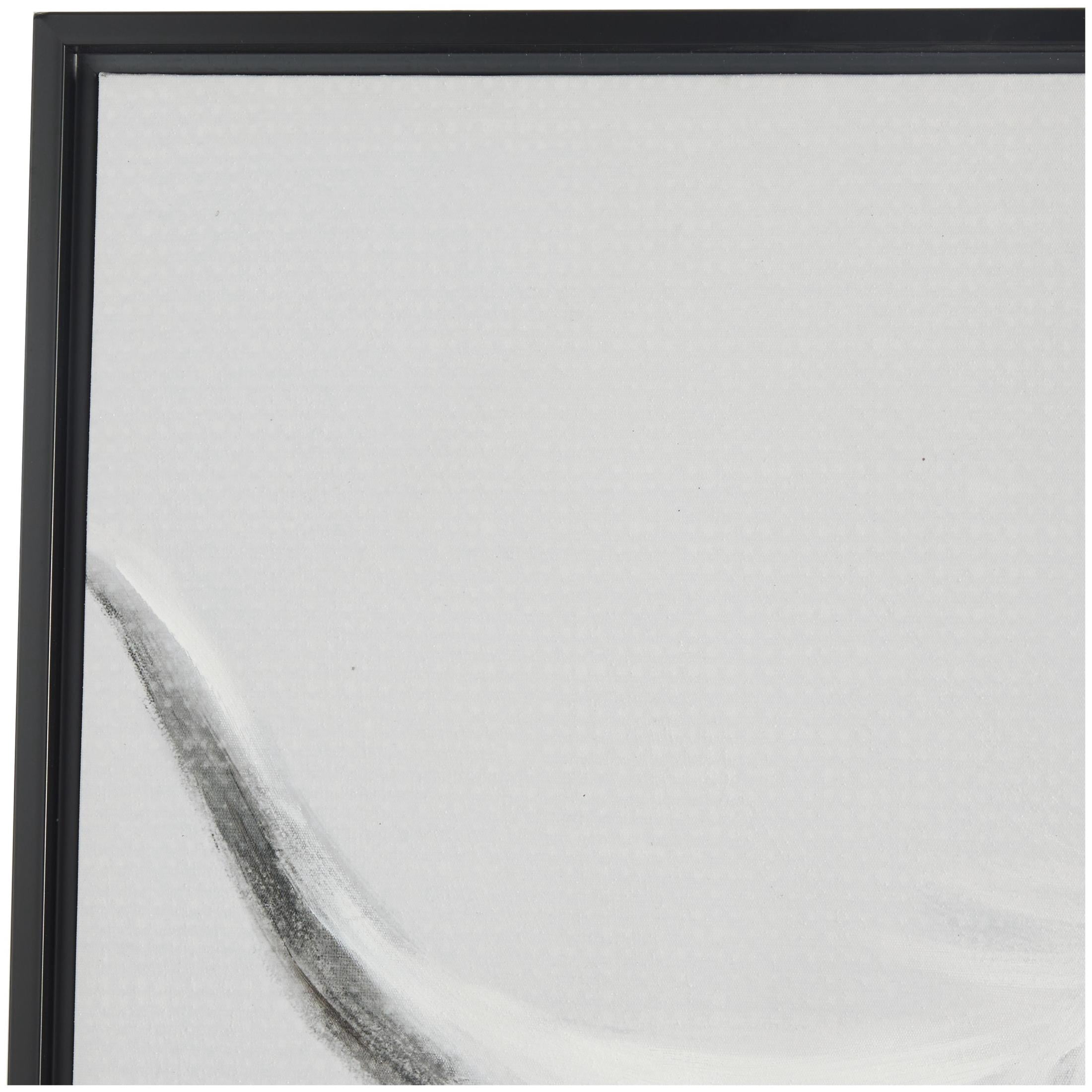 37" x 37" Shaded Bull Framed Wall Art with Black Frame, by DecMode