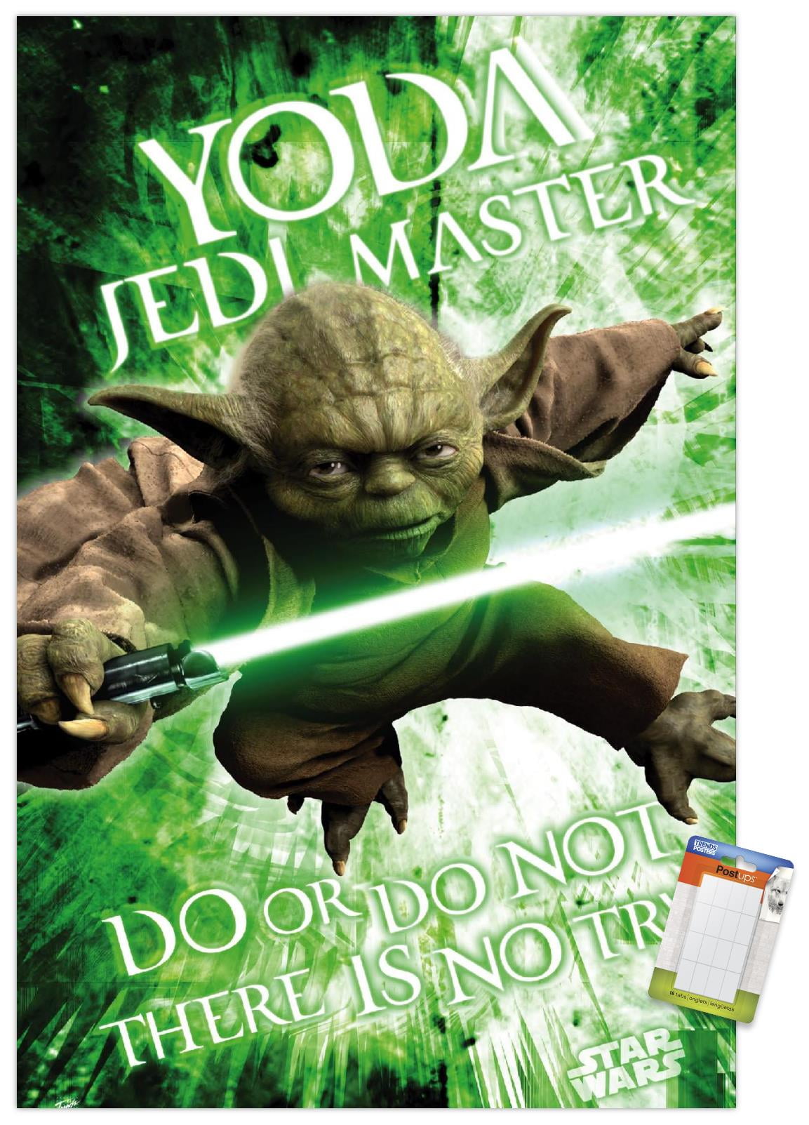 YODA DO or do NOT there is no TRY STAR WARS Glossy Magnet 
