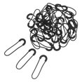 thumbnail image 2 of KAKOWELY Zipper Clips 1 Set 40Pcs Semicircle Zipper Clips Clothes Bags Zipper Replacements (Black)2.36"X0.79"X0.08", 2 of 5