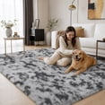 thumbnail image 6 of YEERSWAG 4'x6'Area Rugs Fluffy Rug Indoor Shaggy Rugs Area Rugs for Living Room Bedroom Carpet, 6 of 10