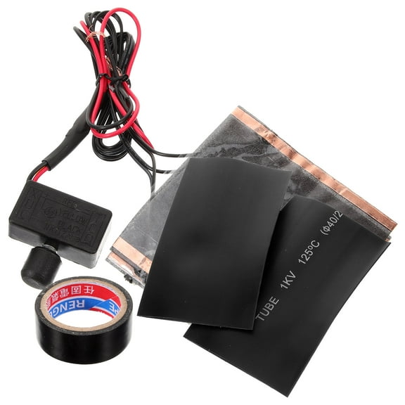 Masteelf Heated Motorcycle Grips for Cold Weather Rides with AntiFreezing Design Black Plastic 1 Set