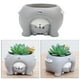 thumbnail image 5 of Macetas suculentas Maceta de resina para flores Macetas pequeñas para plantas suculentas, Bonita maceta de cactus / Jardineras de jardín, de Na Gato, 5 of 7