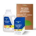 thumbnail image 1 of Detergente para ropa Truly Free Powder Wash, 250 cargas, paquete de 5, 1 of 9