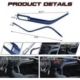 thumbnail image 3 of Xotic Tech Center Console Stripe and Passenger Dash AC Vent Panel Cover Trim Set, Blue, Compatible with Camry 2018-2024, 3 of 9