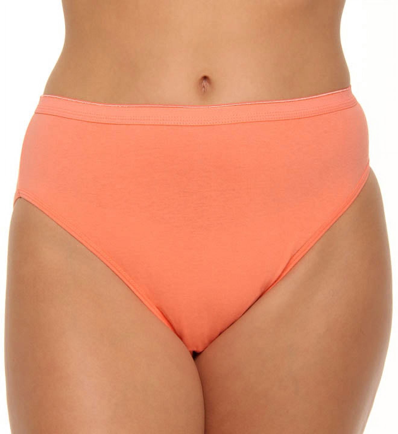 Women's 5 Pack Cotton Hi Cut Assorted Panty
