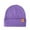 Purple, variant on Mikilon Kids Winter Outdoor Thermal Hats Fashion Comfortable Knitted Hats Solid Color Thicken Warm Hats
