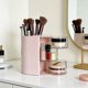 thumbnail image 4 of Organizador de escritorio giratorio con tapa | Soporte giratorio para brochas de maquillaje y lápices | Almacenamiento cubierto para cosméticos, artículos de papelería y objetos pequeños, 4 of 8