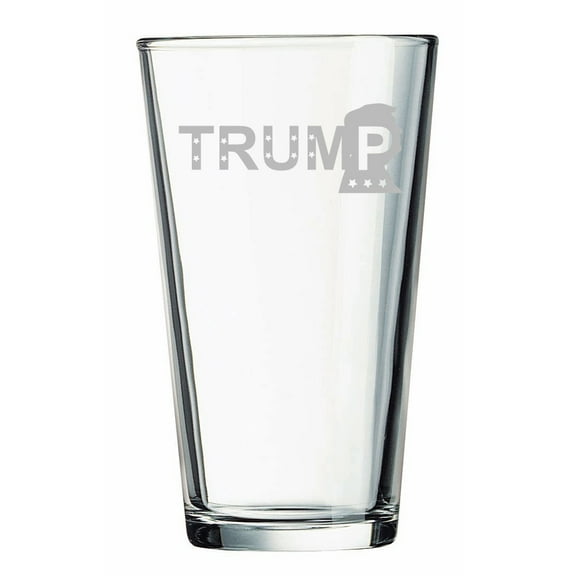 Trump Engraved 16 oz Pint Glass