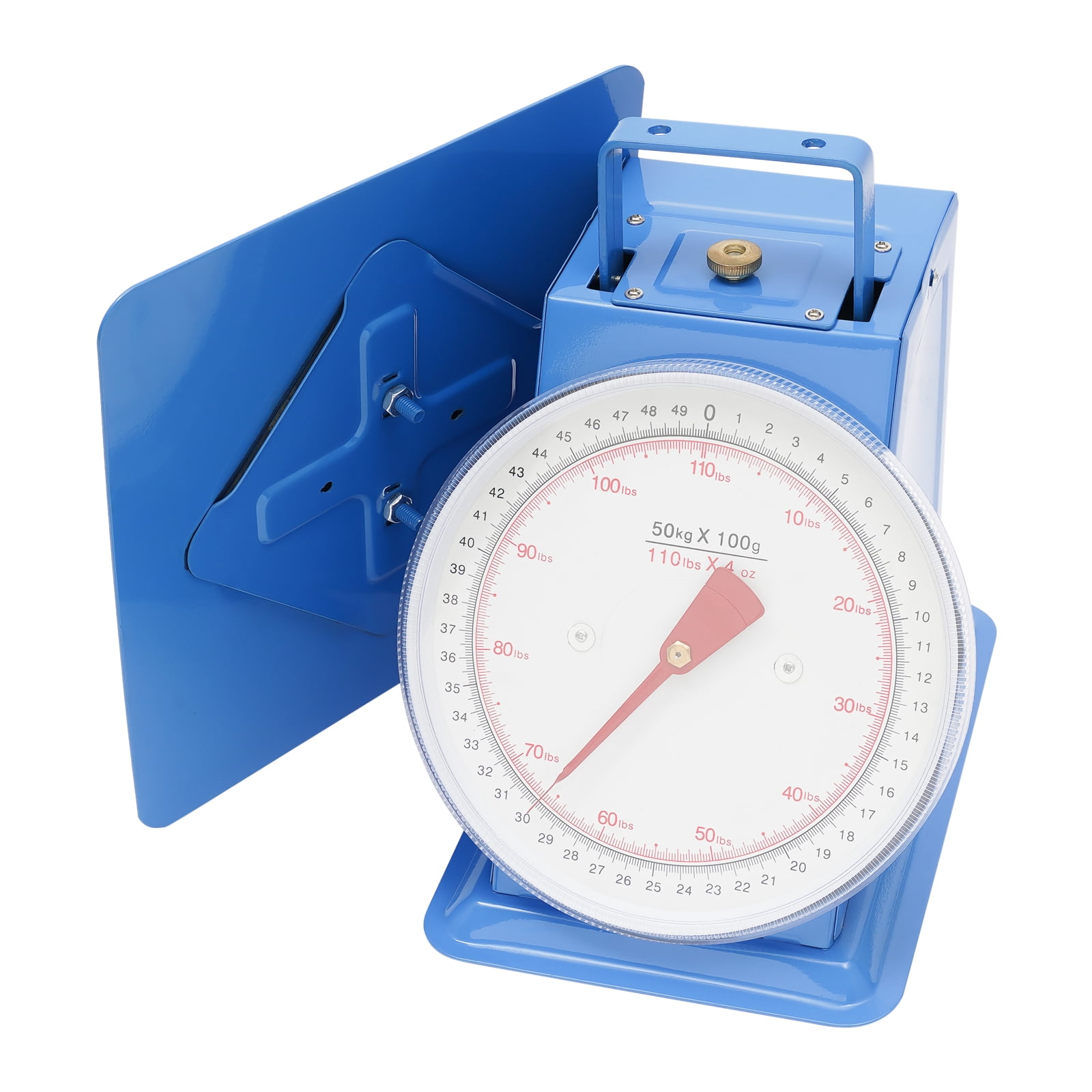 Wildnix Mechanical Scales, High-Quality Iron Construction, Dual-Scale Dial, 110 lbs Capacity, Accurate 0.1kg/0.22lbs Measurements, Easy to Clean, Compact and Portable Design