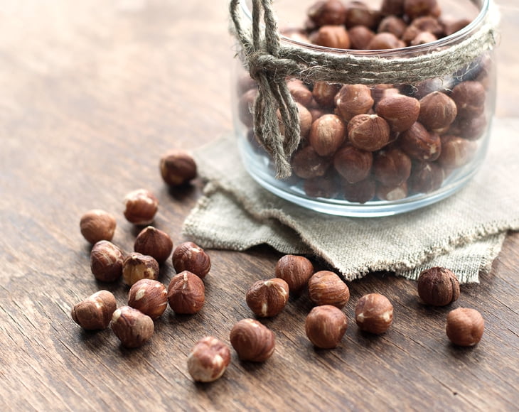 Raw Natural Hazelnuts, 4 Pounds — Kosher, Vegan — by Food to Live