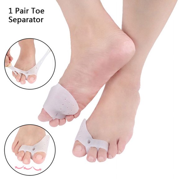 1Pair Silicone Bunion Toe Corrector Orthotics Straightener Separator Pain ReWA
