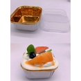 thumbnail image 4 of 50/25pcs Rolled Edge Square Greaseproof Paper Cups With Lid Resistant To Oil And High Temperature, For Baking, Catering, Party, Christmas And Hallowee, 4 of 5
