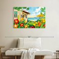 thumbnail image 2 of Elephant Stock The Good Life Wall Art - Horizontal Canvas Wall Art - Living Room Wall Decor - Beach Canvas - Blue And Red Decor By Robin Altman - 39" x 26", 2 of 8