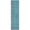 thumbnail image 2 of Addison Rugs Chantille Indoor/Outdoor Transitional Diamonds Teal Washable Runner Rug, 2'3" x 7'6", 2 of 6