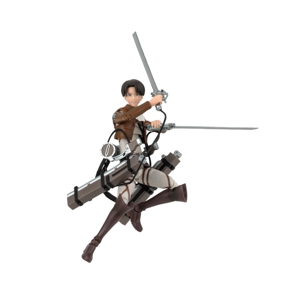 Figura de acción Total Anime Levi de 6.5 pulgadas con accesorios