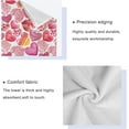 thumbnail image 3 of GZHJMY Bath Towel Sets for Bathroom Hand Towels Fingertip Towels Romantic Pink Heart 3 Piece Decorative Soft Cotton Absorbent, 3 of 6