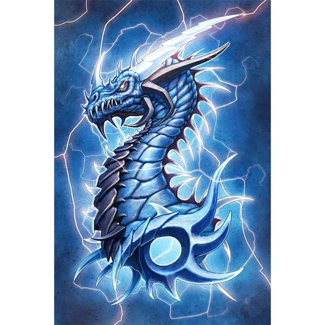 Taladro diamante pintura (DE2778) 5D DIY completo mito dragón punto de cruz bordado Kits 45x60cm FLhrweasw Nuevo