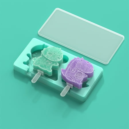 

GUZOM Ice Cream Mold on Clearance- Silicone Ice-Pop Molds Ice Cream Mould Popsicles Moulds Food Grade DIY Frozen Dessert Ice Cream Moulds for Children