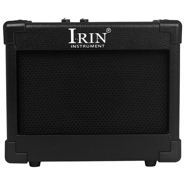 Electric Guitar Amplifier Black Metal Portable Design for Travel 1Set 8.1x7.1x3.7in