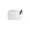 Smead 63276 8.5 x 14 100 Percent Recycled End Tab Pressboard Guides with Metal Tabs - Green (1-Set)