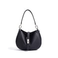 thumbnail image 5 of Genuine Cowhide Women Saddle Bag, Adjustable Crossbody Shoulder Bag, Pebbled Leather, 5 of 7