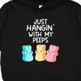 thumbnail image 3 of Inktastic Easter Hangin' with My Peeps Toddler Hoodie, 3 of 4
