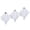 A, variant on Halloween Outdoor Decorations White Ghost Garden Stakes with Light Up Design (3 Packs), Cloth Ghost for Halloween Lights, Graveyard Yard Lawn Decorations