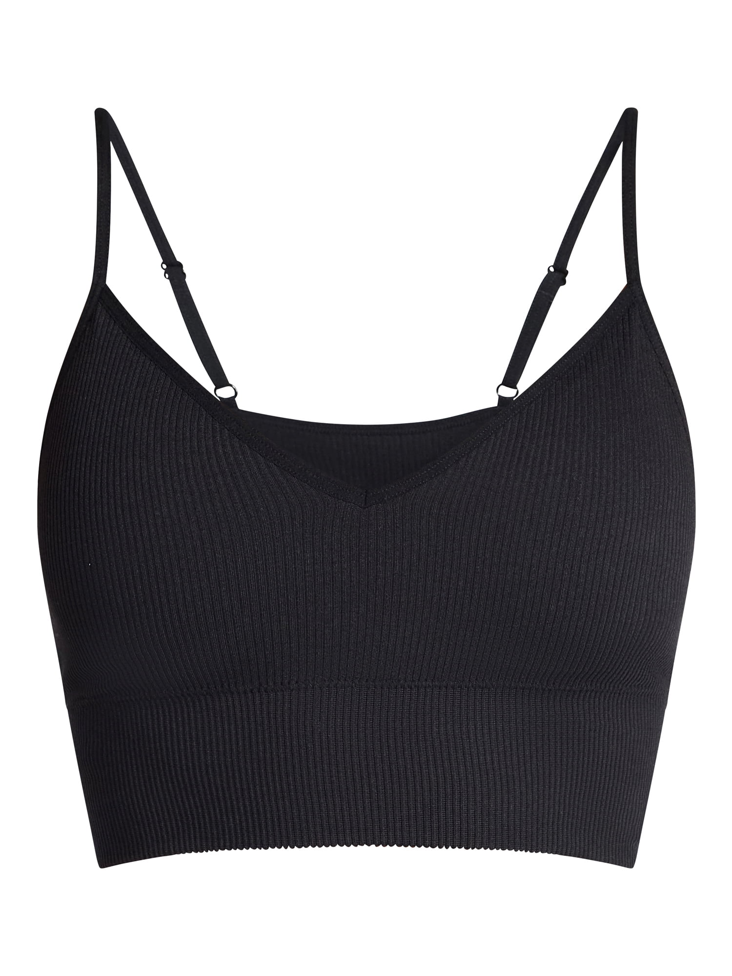 No Boundaries Seamless Core Longline Triangle Bra, Women's XS-XXXL