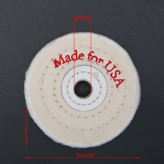 Yokua 3/4/5/6/7/8"Cloth Buffing Wheel Grinder For Wood Metal Jewelry Polishing Tools
