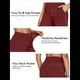 thumbnail image 4 of Pantalones de Yoga para Mujer, de Pierna , con Bolsillos, Cintura Alta, Elásticos, Informales, Deportivos. Vino Tinto XL, 4 of 10