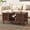 M-Brown, variant on CBJCBJ 41"Retro Coffee Table with Drawers and Open Storage, Center Table for Living Room,Green