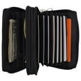 thumbnail image 6 of Marshal Wallet RFID Protection Leather Card Holder Wallet, Black, 6 of 11
