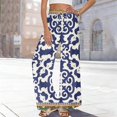 thumbnail image 2 of kaondbfi Dress Pants Women Petite High Waisted Wide Leg Summer Beach Vacation Women's Pants Casual Trousers, 2 of 8