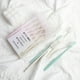 thumbnail image 2 of Cepillo de dientes pequeño de 10 piezas, cerdas suaves y limpias de 360 grados, cuidado dental, cepillo de dientes macarrón para casa y viajes, 5 rosas, 5 beige, 2 of 5