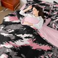 thumbnail image 4 of Manfei Abstract Camouflage 7-Piece Twin Bedding Sets for Boys Girls,Graffiti Splash Bedding Comforter Set,Vintage Aesthetic Breathable Sheet Sets,Microfiber Bedroom Decor,Reversible, 4 of 8