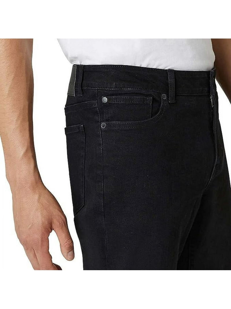 DKNY Men's Jeans Duane Black Rinse 38x34 Stretch Fabric Straight