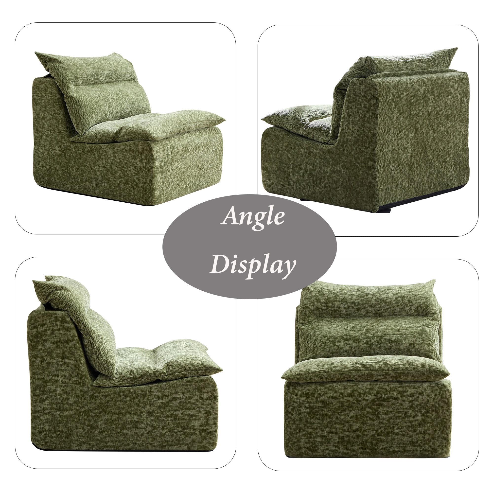 Memory Foam Bean Bag Sofa Chair ,Ultimate Comfort for Lounging, Gaming & Relaxing with Removable, Washable Cover